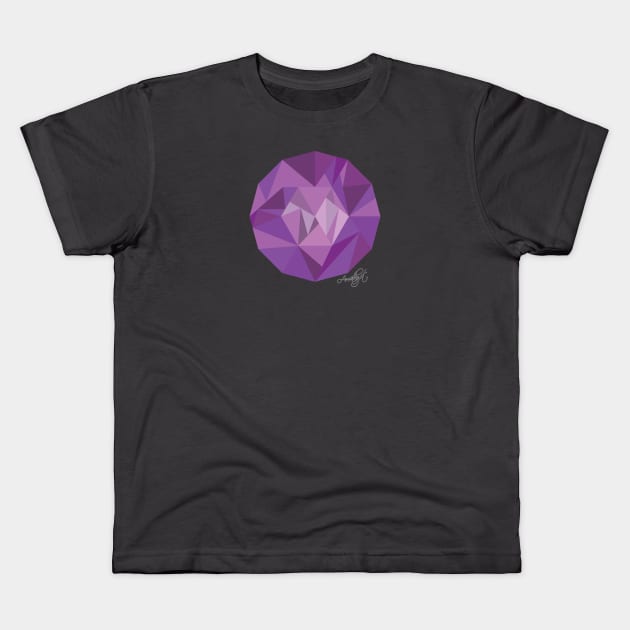 Amethyst Kids T-Shirt by Hillier